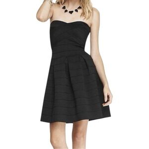 Women’s Express Black Strapless Dress - M